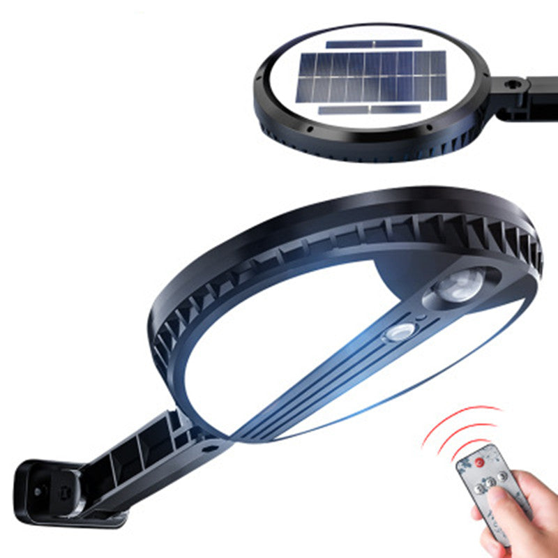 Skanto | Ultra Bright Utendørs Sollys med Fjernkontroll, Tre Lystilstander, for Utendørs, Gårdsplass, Hjem, Korridor, Gjerde og Vei