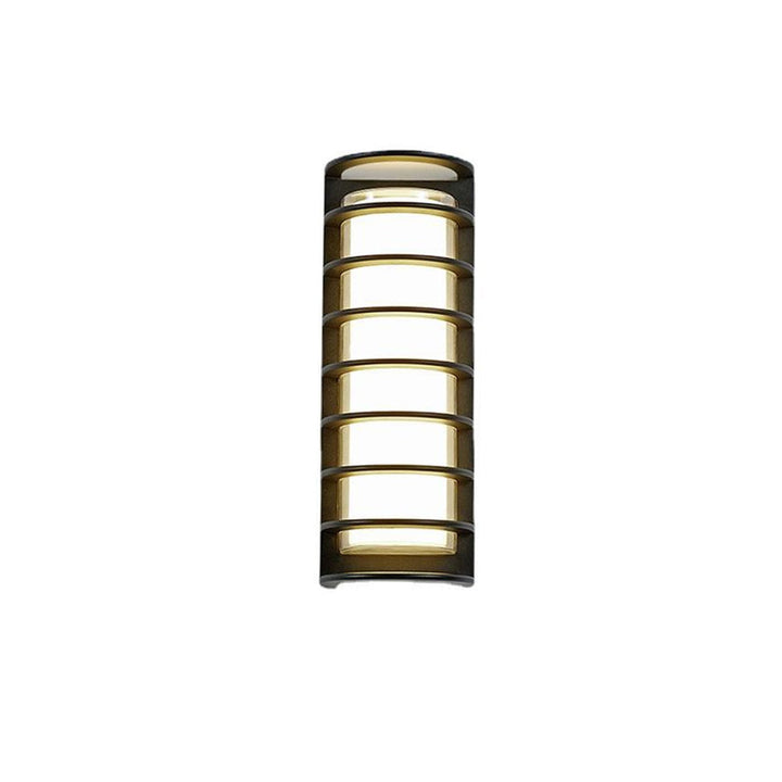 Moderne, vanntett LED-hagevegglampe for montering på mast