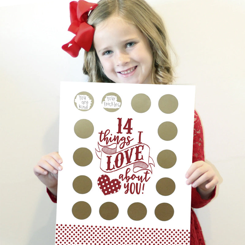 Skanto | Valentine's Scratching Advent "14 Ting Jeg Elsker Med Deg!"