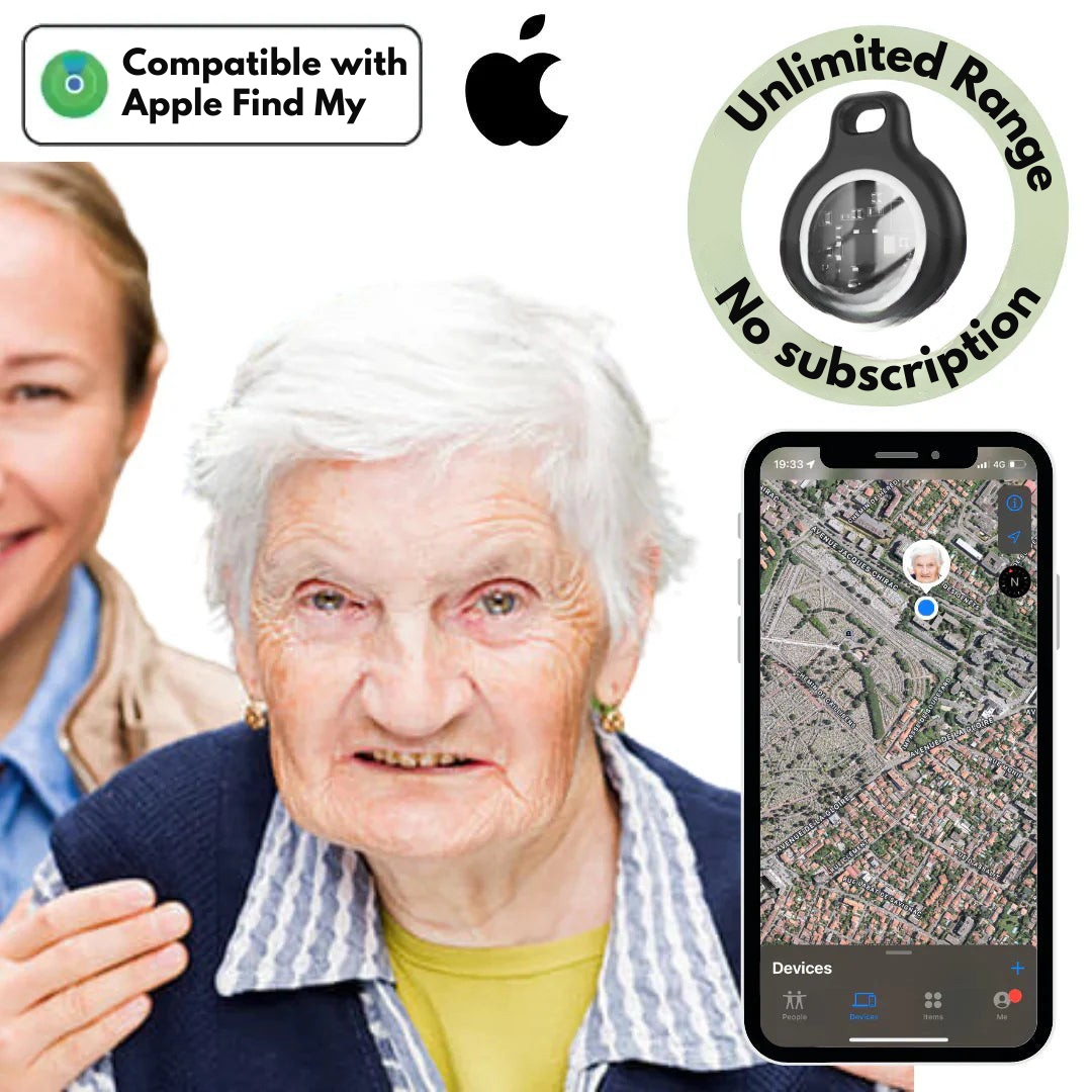 Skanto | GPS Tracker for Seniors | Sanntidsovervåkning, Vanntett & Ingen Abonnementsavgifter for Ro i Sinne