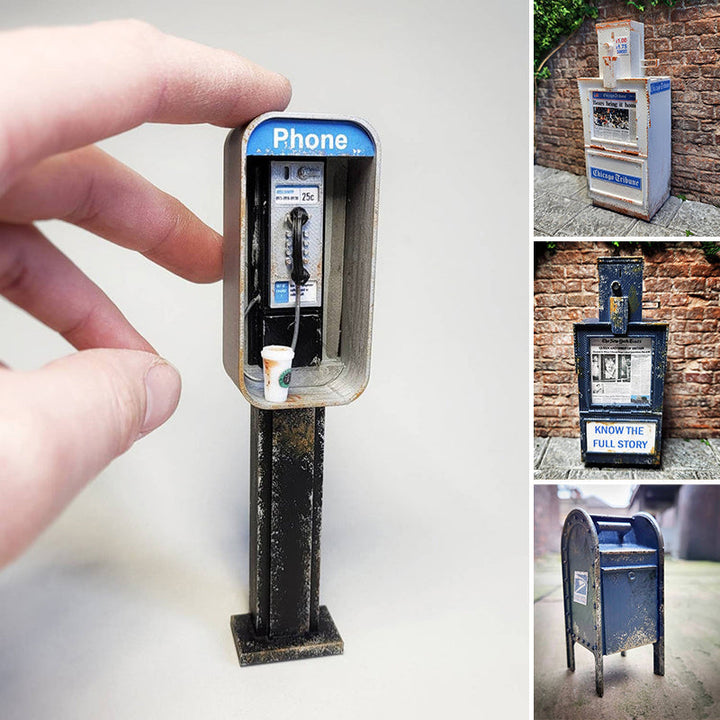 Skanto | Miniature Amerikansk Betaltelefon Ornament