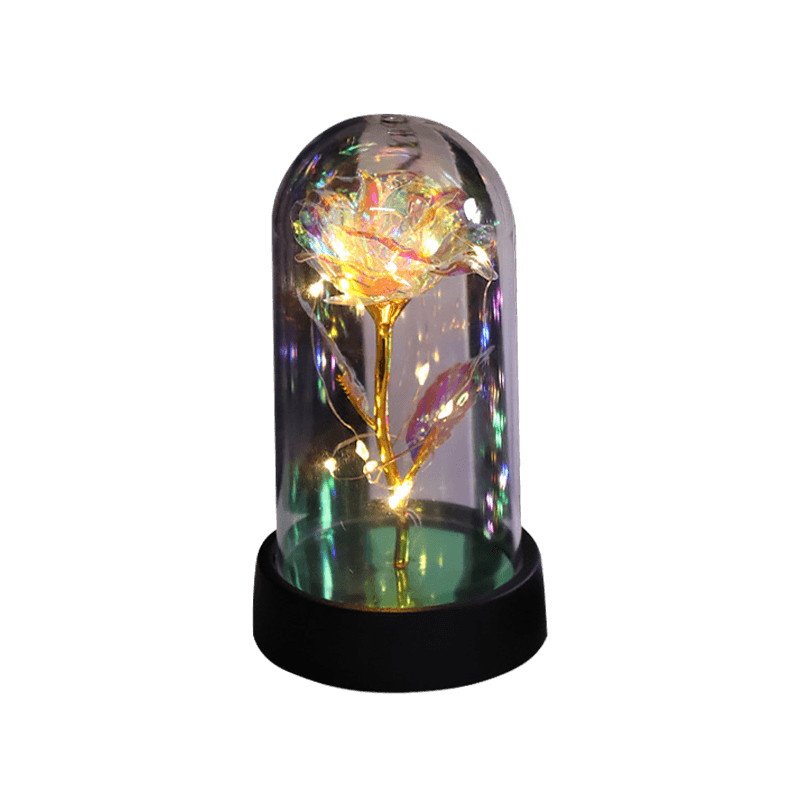 Rose i Glass Dome Display | Skanto