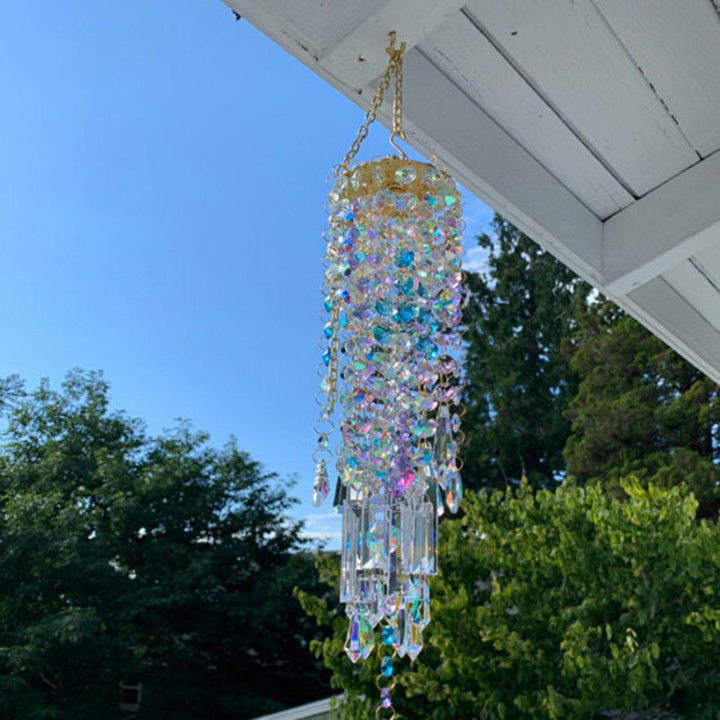 Aurora Crystal Glass Vindspill | Skanto