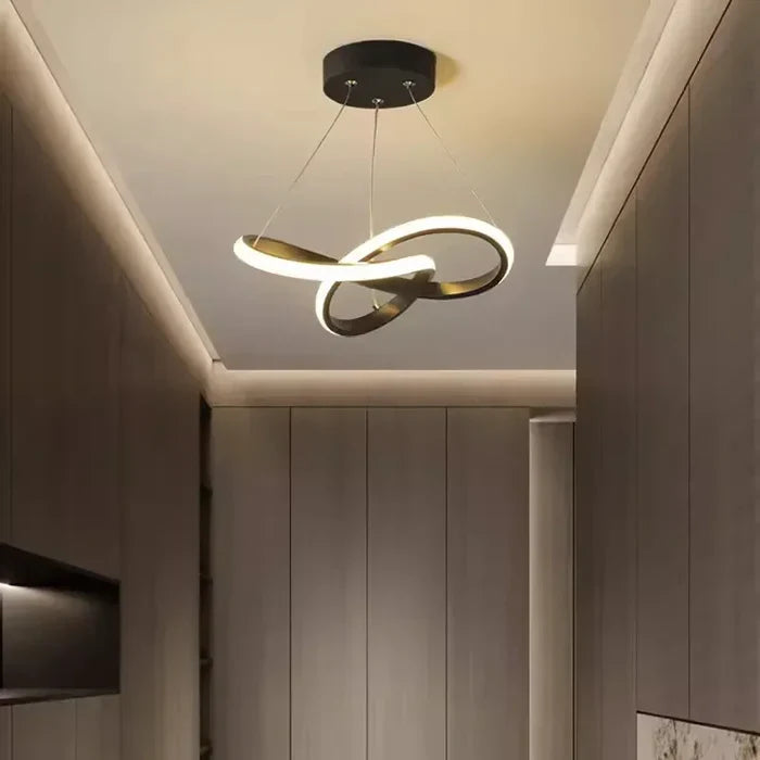Moderne LED Taklampe - WaveGlow | Skanto