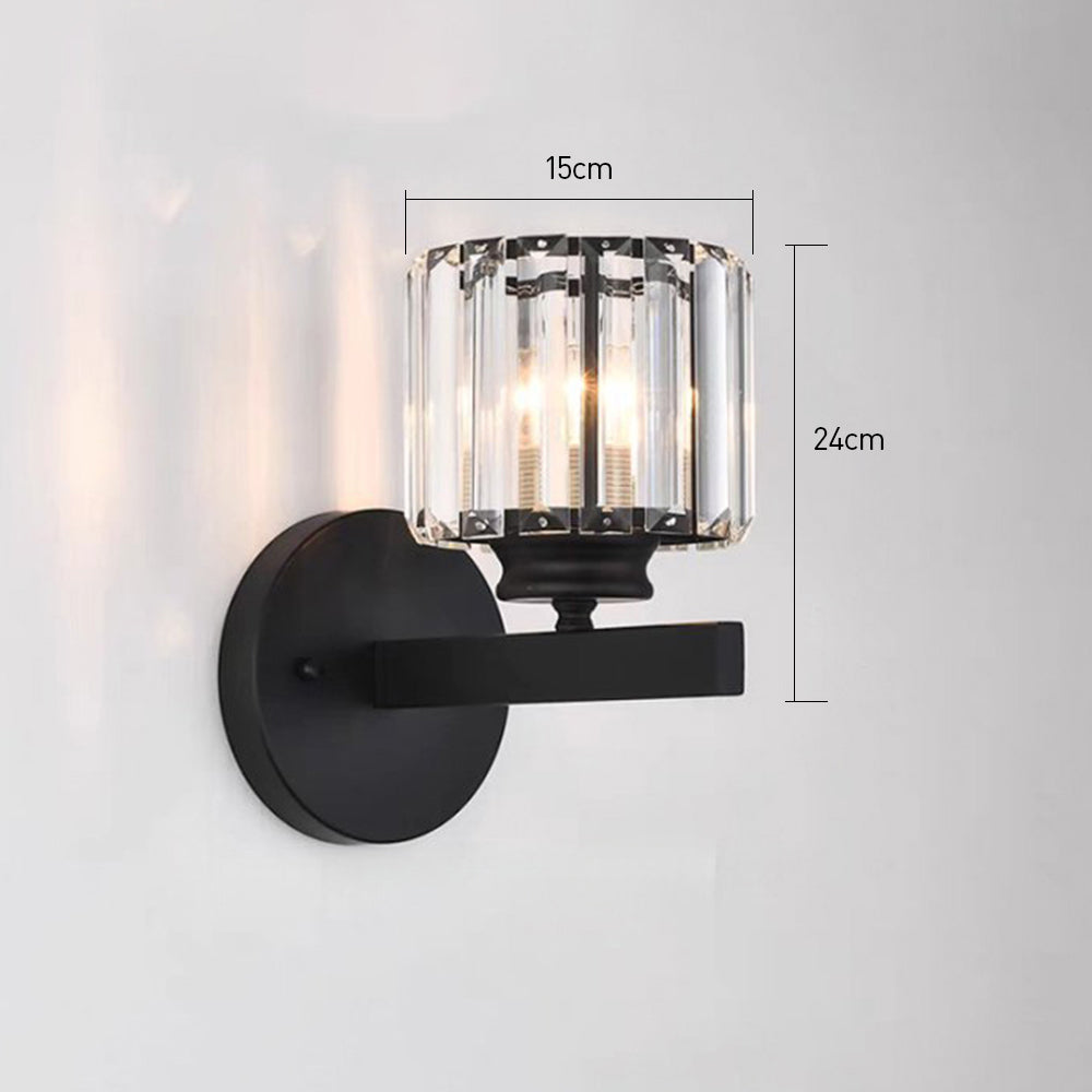 Skanto | Krystallglass Vegglampe med Moderne Arm Design