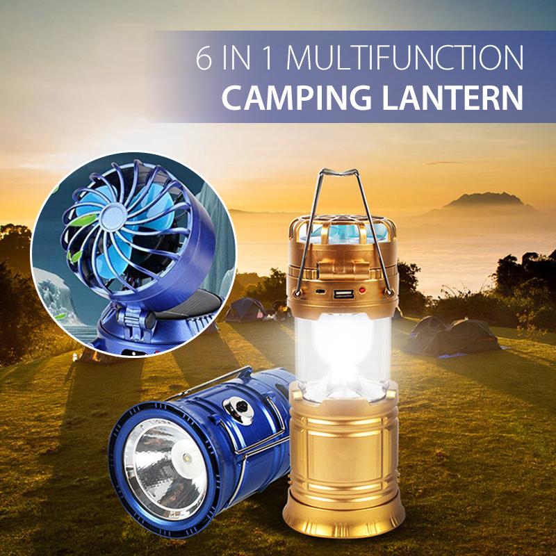 Skanto | 6 I 1 Multifunksjonell Campinglykt
