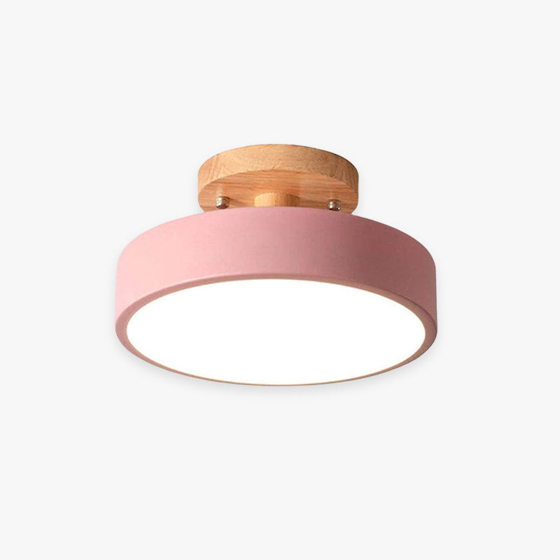 Moderne LED taklampe laget av tre – Quinn taklampe for stue, gang, soverom og spisestue | Skanto