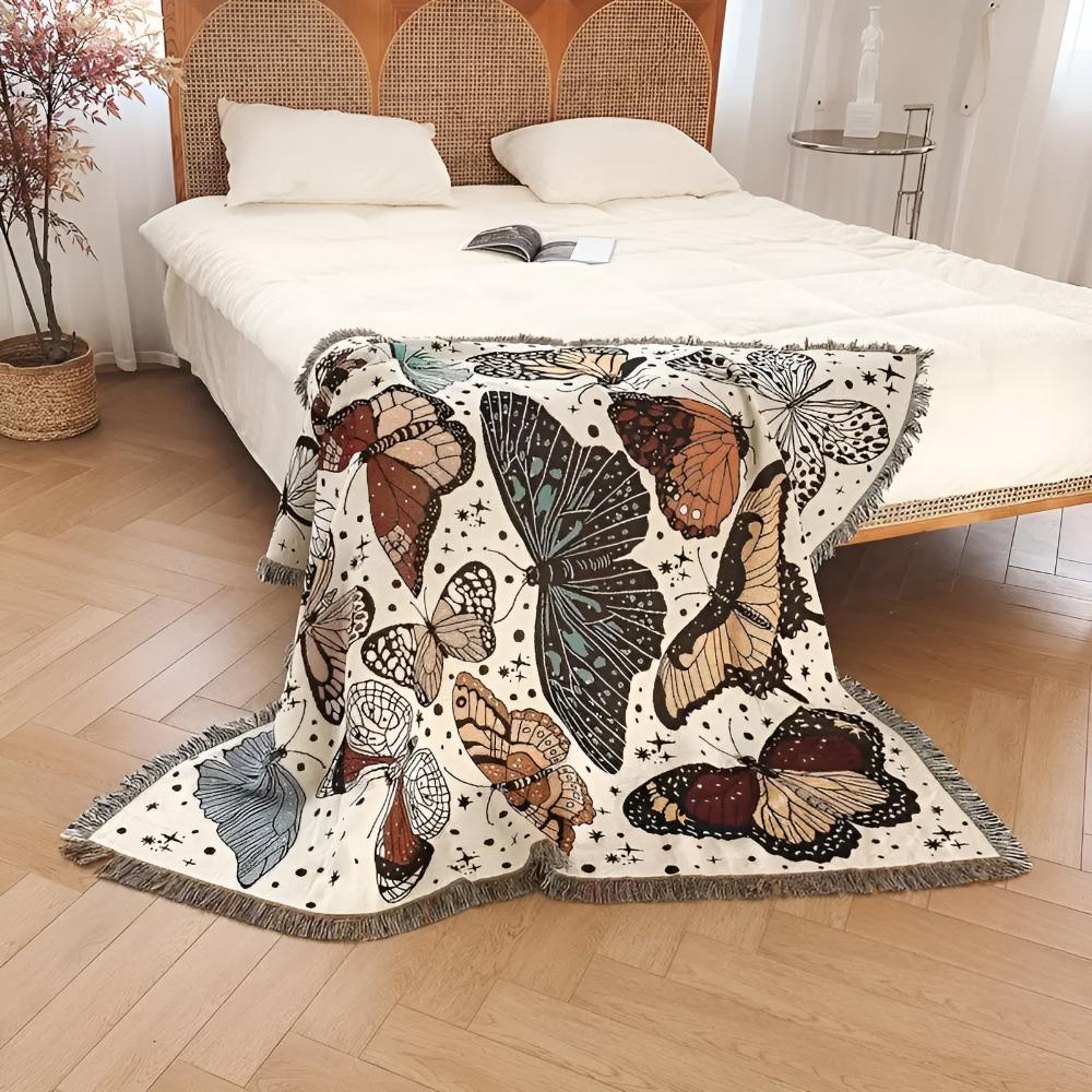 Skanto | Butterfly Garden Blanket