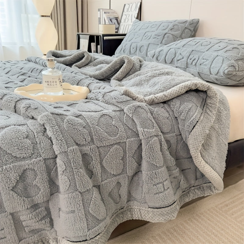 CozyCoral – Luksus Fleece-teppe for Alle Årstider Skanto