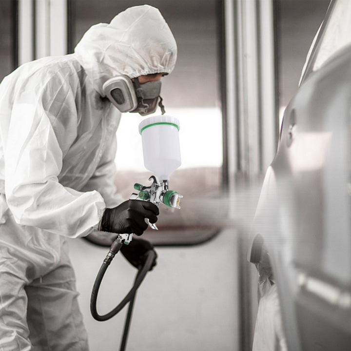 HVLP Spray Gun Spray Gun Set med rustfritt stål dyse | Skanto