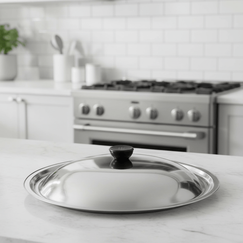 Skanto | Robust universell rustfritt stål lokk for wokker & panner