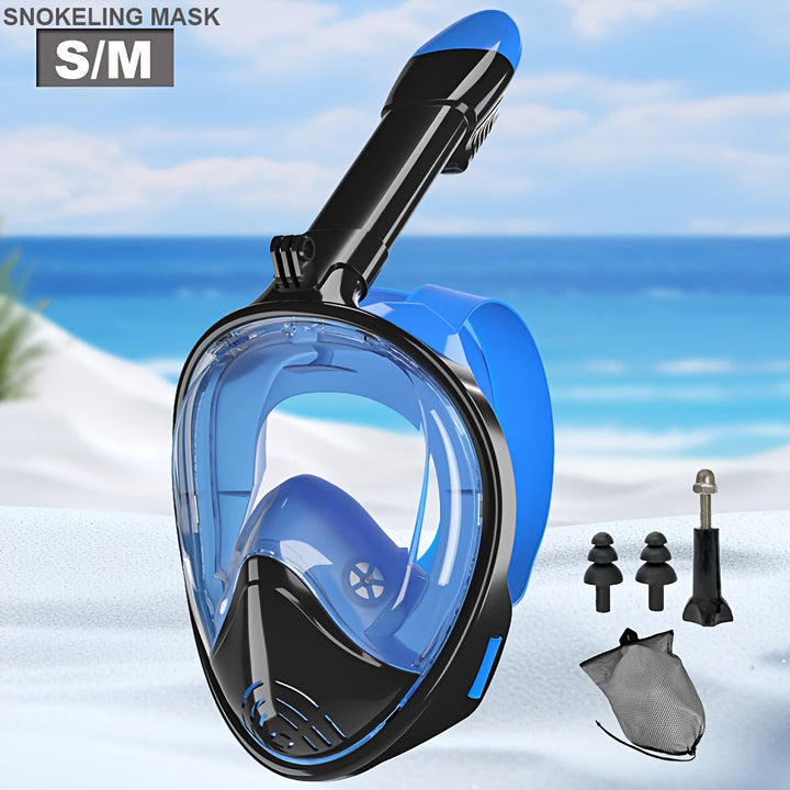 Full-face snorkelmaske med 180° synlighet | Skanto