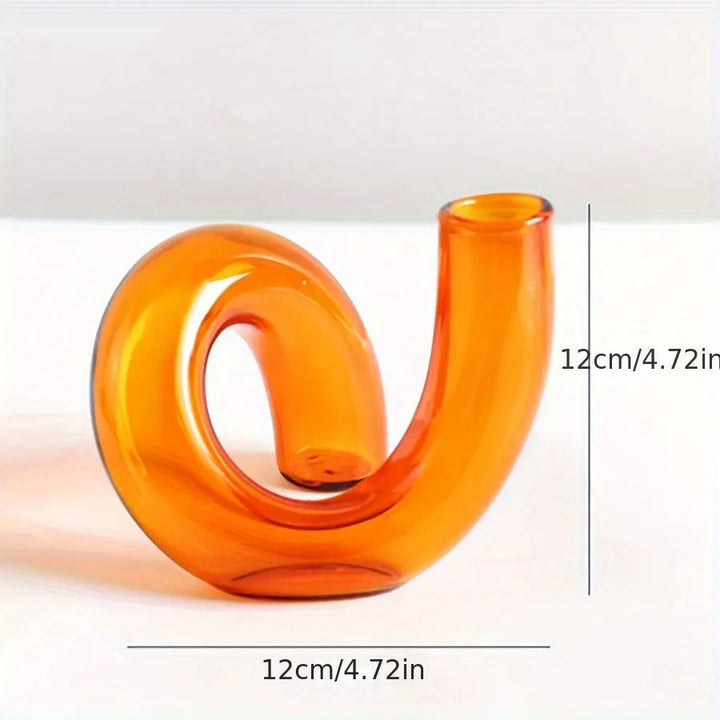 Skanto | TimelessGlow - Pedestal Glass Vase