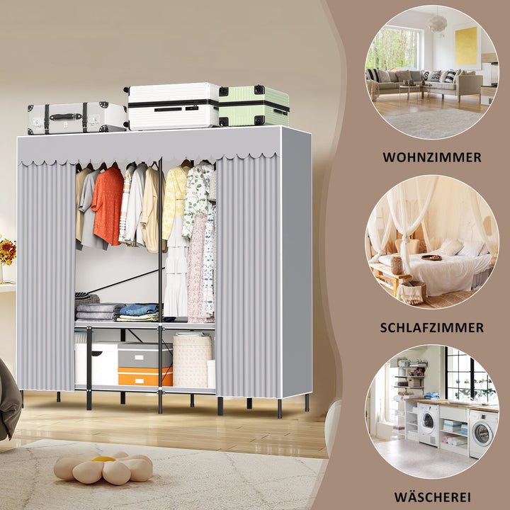Foldbar garderobe soveromskap | Skanto