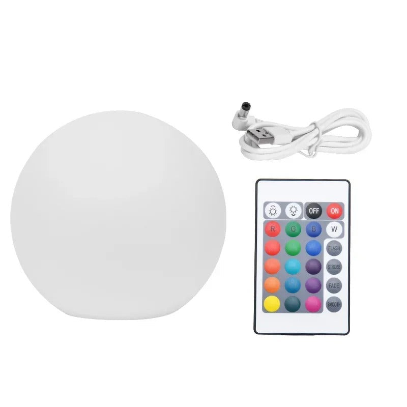 Skanto | Vanntette Sol-Ikke-Ball Lamper – RGB LED Belysning for Utendørs