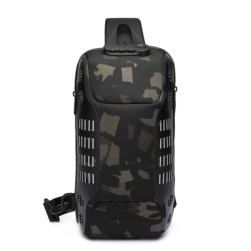 Skanto | Tyveribeskyttende Vanntett Sling Bag, for Sykling, Gåing, Reising