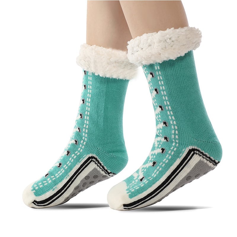 Skanto | Ultra-tykke Cashmere Slipper Hjem Sokker