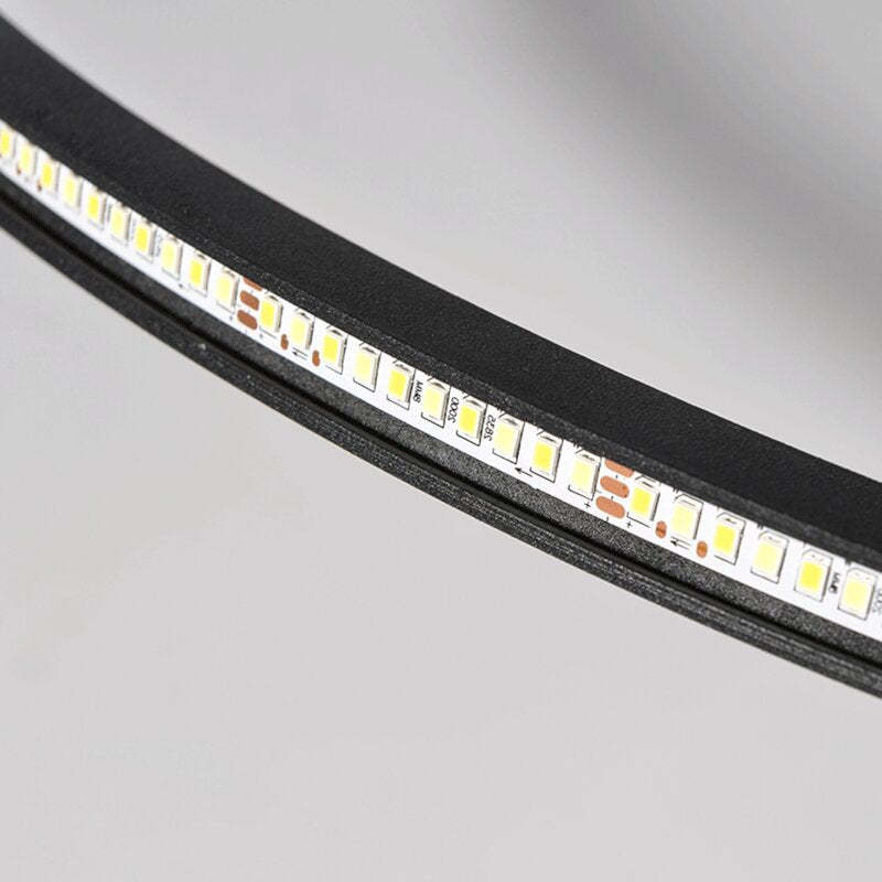 LunaNova - Moderne LED Taklampe Metall/Akryl for Stue og Soverom, Svart/Hvit Design | Skanto