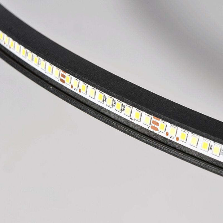 LunaNova – Moderne LED-taklampe i metall/akryl for stue og soverom, ack/Hvit design