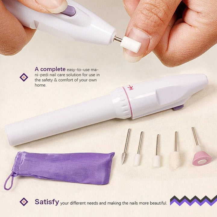 NailPro Elektrisk Neglefil Sett 2-Pack | Skanto