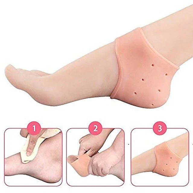 Heel Anti-Cracking Sokker Par Skanto