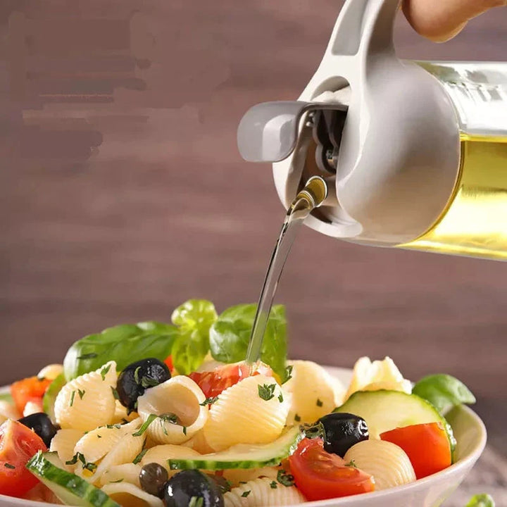 Olje Flaske Med Automatisk Flip Lokk 600ml Skanto