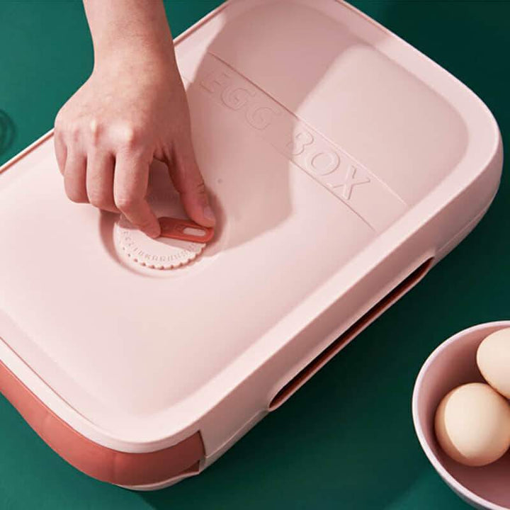 Kjøleskap Rullende Egg Oppbevaringsboks Skanto