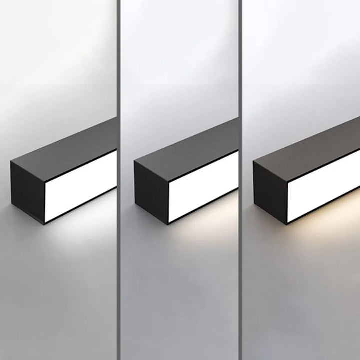 Skanto | Svart Metall Taklampe LED Linær Minimalistisk Moderne Design