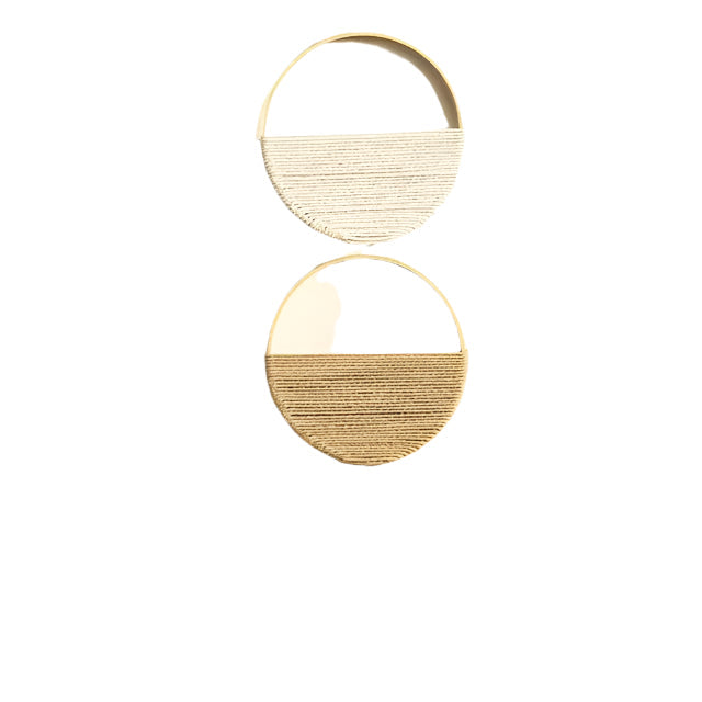 Skanto | Willowloop – Sirkulær Macrame Veggdekor med Symmetrisk Design