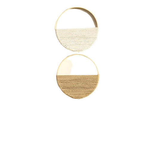Skanto | Willowloop – Sirkulær Macrame Veggdekor med Symmetrisk Design