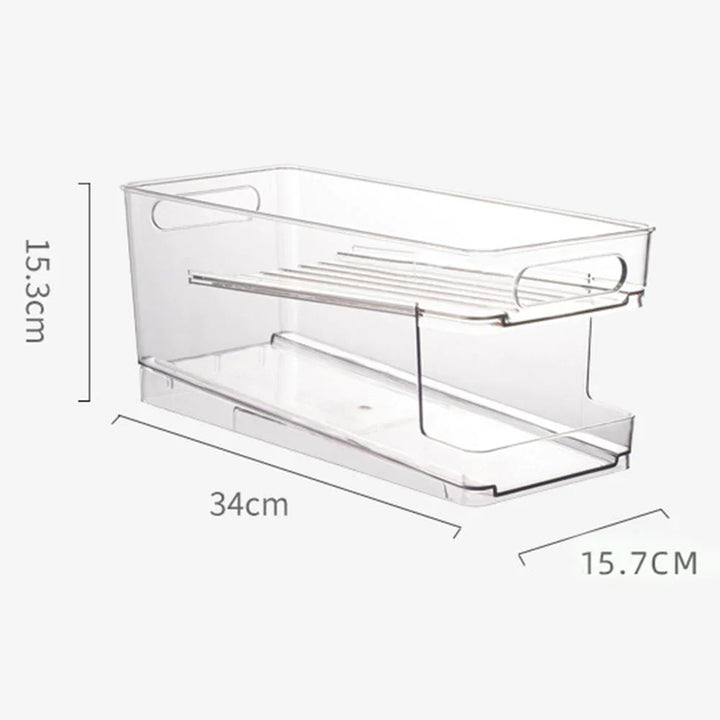 2-lags rulle gjennomsiktig organizer holder Skanto
