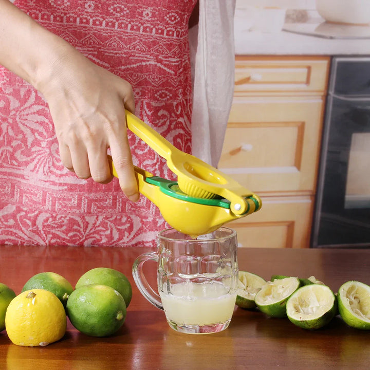 2-i-1 Aluminium Sitron Lime Press og Håndholdt Manuell Sitrus Juicer | Skanto