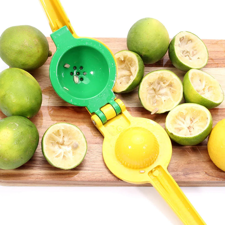 2-i-1 Aluminium Sitron Lime Press og Håndholdt Manuell Sitrus Juicer | Skanto
