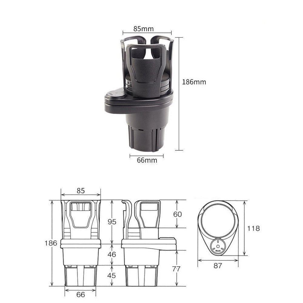 Skanto | 2 i 1 bil koppholder