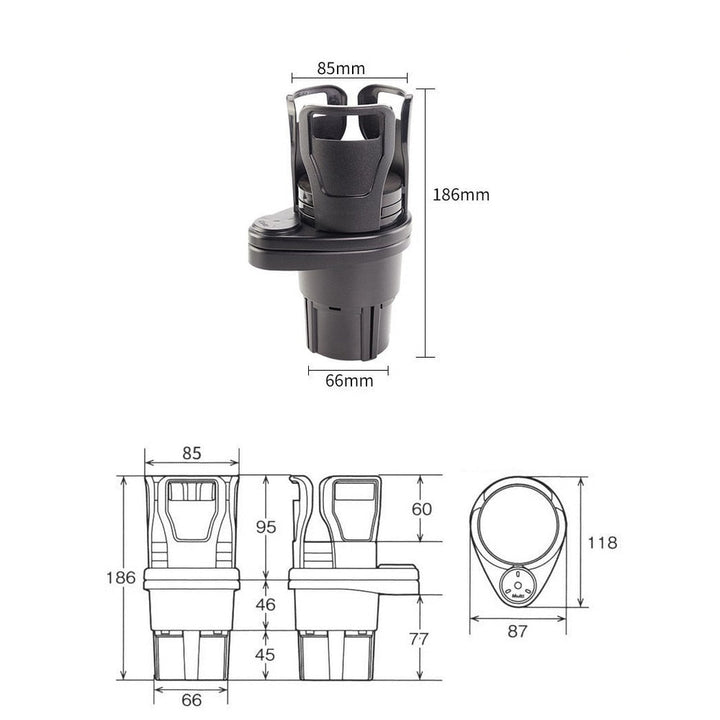 Skanto | 2 i 1 bil koppholder