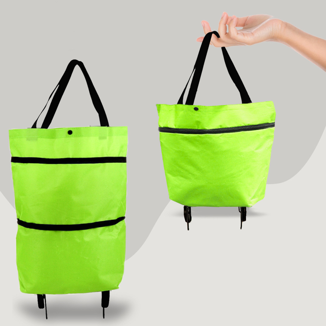 Skanto | 2-i-1 Konverterbar Handlepose med Hjul - CarryFlex