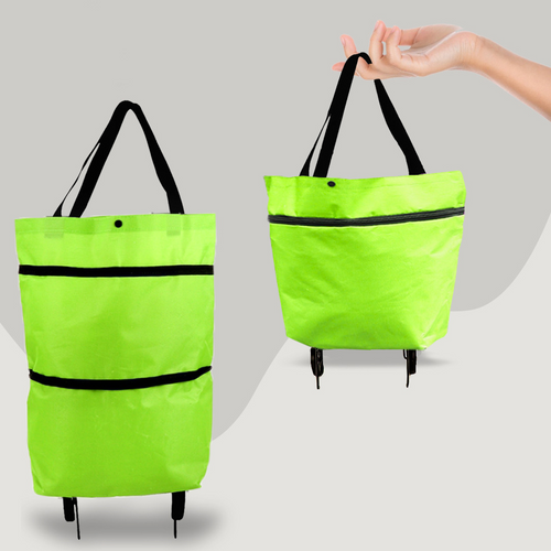Skanto | 2-i-1 Konverterbar Handlepose med Hjul - CarryFlex