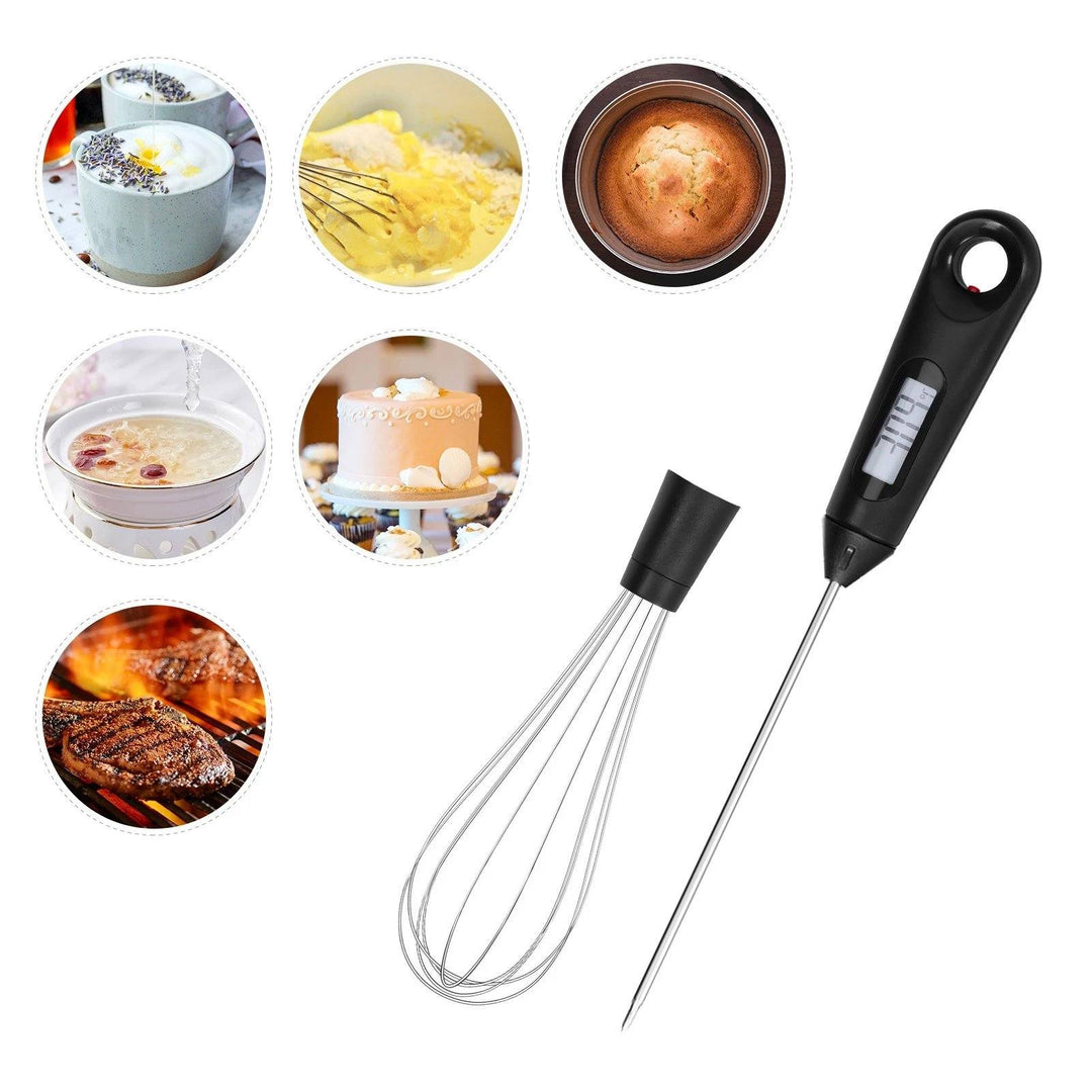 Skanto | 2-i-1 Instant-lese Mat Termometer og Eggvisp