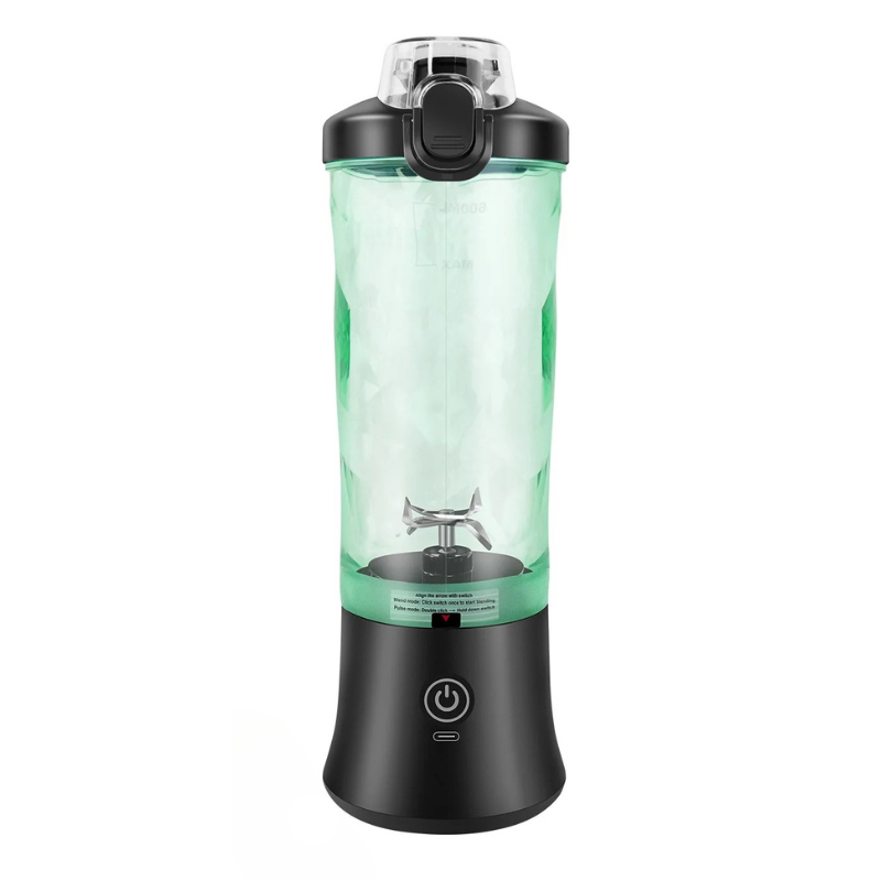 2 i 1 Bærbar Blender Elektrisk Juicer og Smoothie Mikser Mini Blender | Skanto