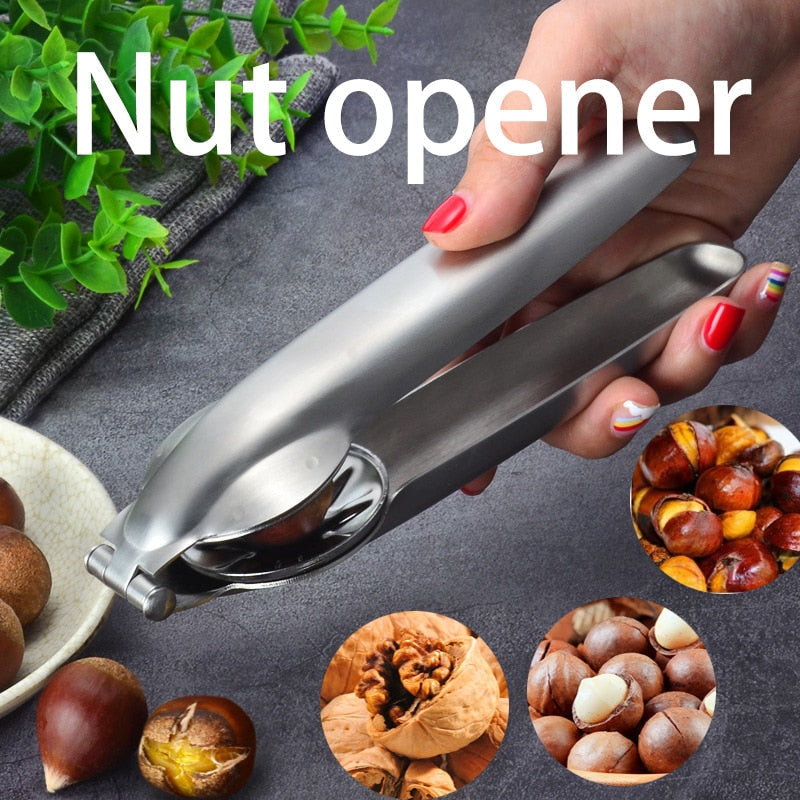 2 I 1 Rustfritt Kastanjemaskin Kastanjekutter Kastanjeåpner | Skanto