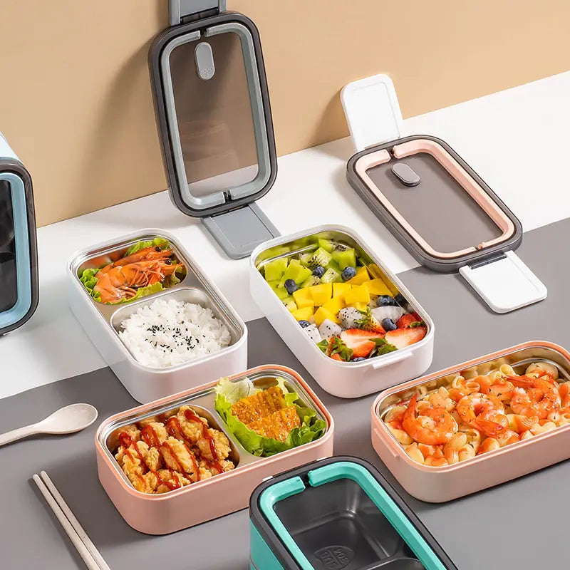 Frendorf | 2-lags rustfritt stål Bento lunsjboks - MealMate