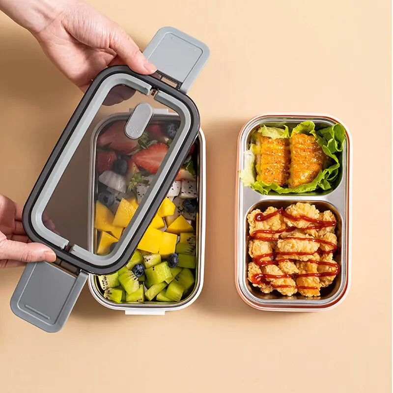 Frendorf | 2-lags rustfritt stål Bento lunsjboks - MealMate