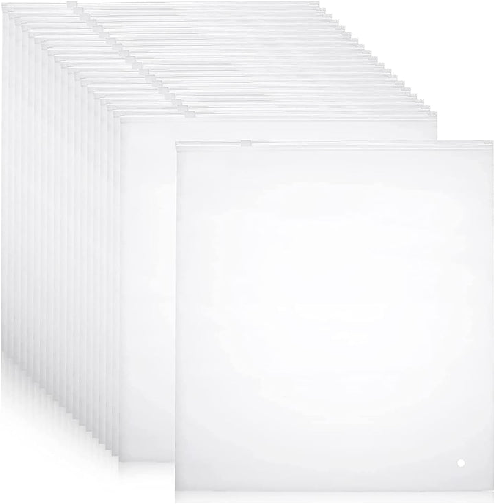 Multi-Purpose Frosted Zip Oppbevaringssekker – 20-Pack Plast Klær Sleever (Kjøp 2 Sett, Ta 1 GRATIS) | Skanto
