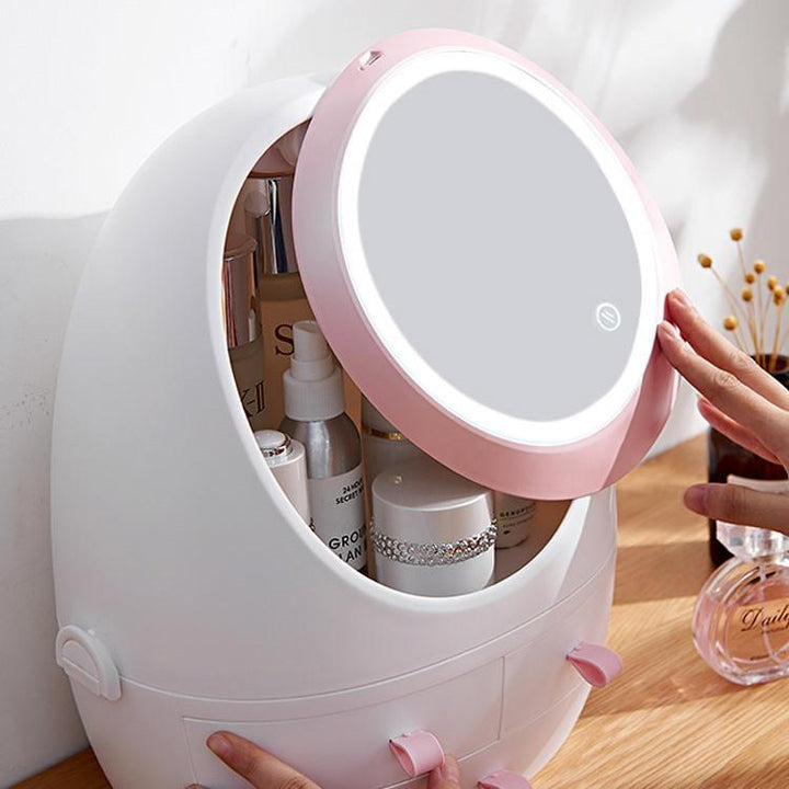 LED Spejl Kosmetikkasse | Skanto