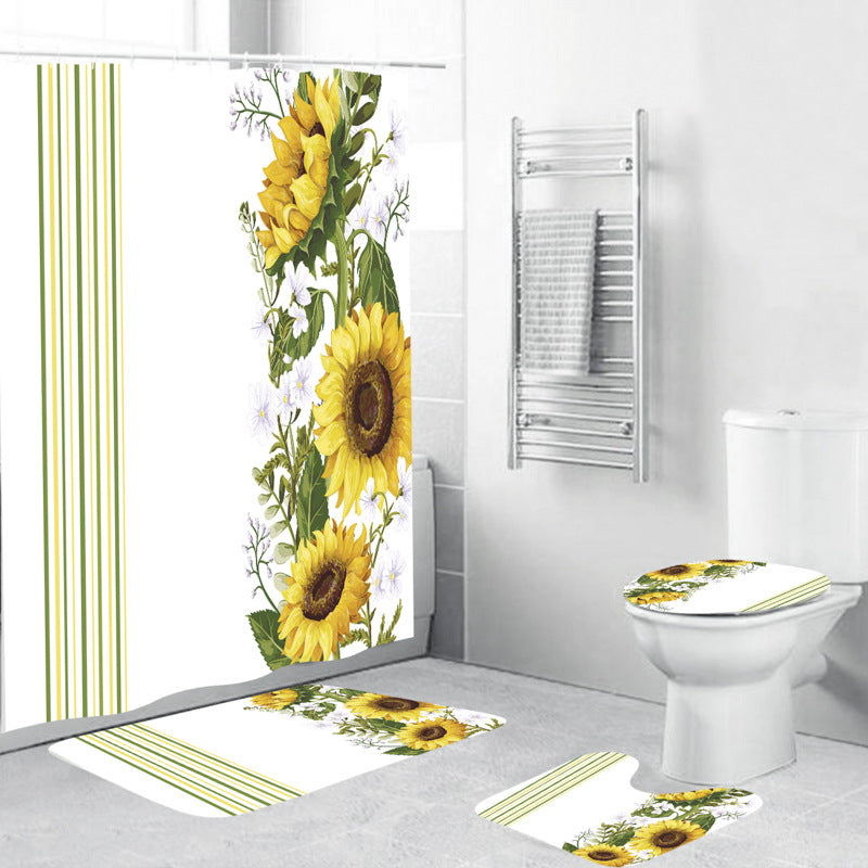 Blomster dekorativ dusjforheng Skanto