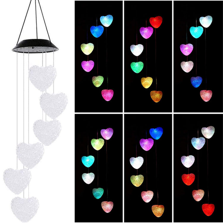 LED Solcelle Sommerfugl Vindspill Hage Hengelys Skanto