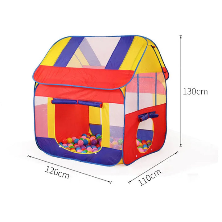 Skanto | Fargerik Leketelt for Barn – Fargerik Ballpit for Innendørs og Utendørs Moro