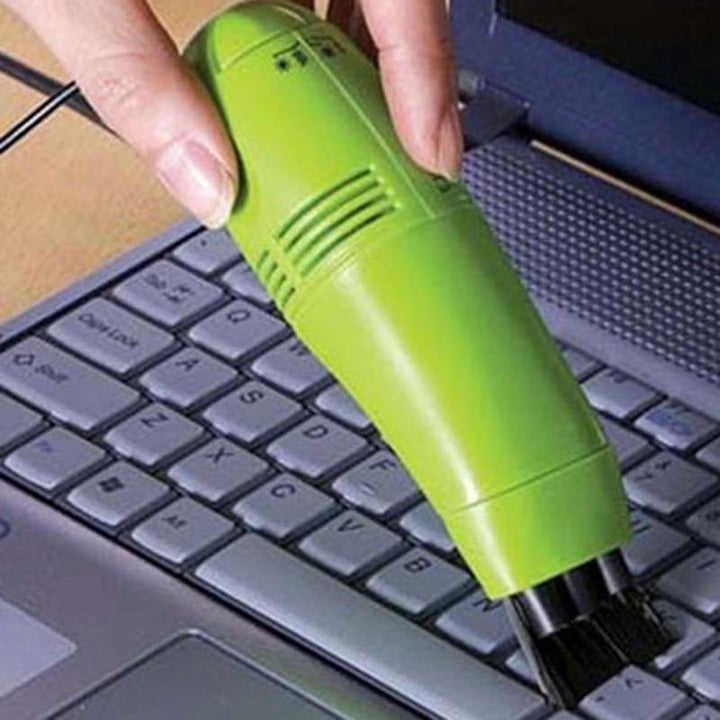 Skanto | Mekanisk Mini Datamaskin Laptop Støvsuger USB Tastatur Rengjøringsbørste Støv Samler Telefon Rengjøringsverktøy Utstyr