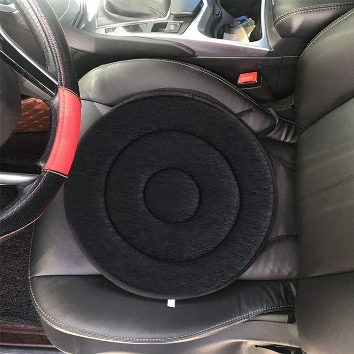 Skanto | Rotaseat 360° Rotasjonerbart Setepute | Ergonomisk & Anti-skli | For Bil, Kontor & Hjem | Ryggvennlig & Komfortabel