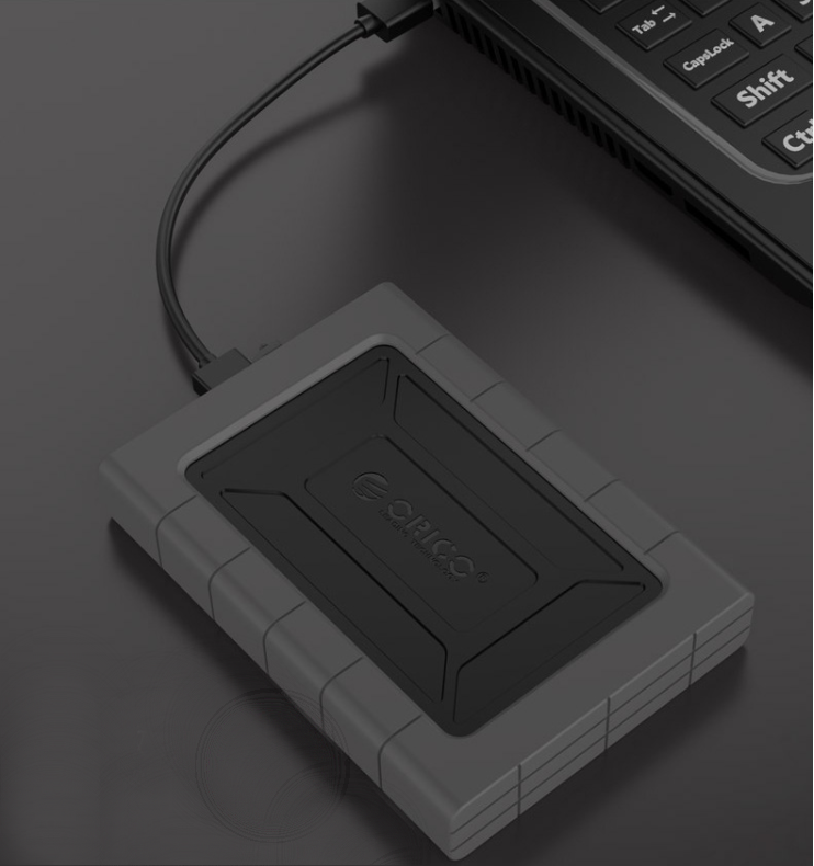 Skanto | Verktøyfri 2.5" USB 3.0 Ekstern Harddisketui, Harddiskinnkapsling med 5Gbps Høyhastighet, for SSD HDD & Støtte for UASP SATA III